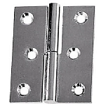 Plastimo 400931 GAU Левая петля из хромированной латуни Silver 70 x 45 mm