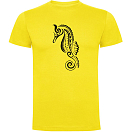 Купить Kruskis CA65500303K211 Футболка с коротким рукавом Seahorse Tribal Желтый Yellow L 7ft.ru в интернет магазине Семь Футов