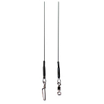 Mustad MWL0066 Titanium Trace CoastLock Лидер 40 См Серебристый Black 70 Lbs 