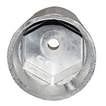 Tecnoseal 2626138 Конический вал Zinc Анод  Grey 50 mm 