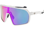 Спортивные очки GOG Okeanos / Matt White-Black / Polarized Purple-Green Lens, e535-3p