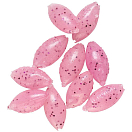 Купить Daiwa PE403993 Овальные силиконовые бусины 15 единицы измерения Розовый Phospho Pink Glitter 6 x 12 mm  7ft.ru в интернет магазине Семь Футов