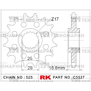 Купить Звезда для мотоцикла ведущая RK Chains C5527-20 7ft.ru в интернет магазине Семь Футов
