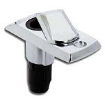 Attwood ATT-911339-7 Zamak Прямоугольная основа для 12º Угловой Полюс Серебристый Silver 12V 