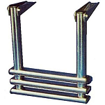 Goldenship GS73029 Телескопическая лестница 2 Шаги Серебристый