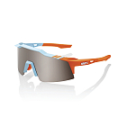 Спортивные очки с диоптриями 100% Speedcraft SL / Soft Tact Two Tone / HiPER Silver Mirror Lens, rx-056/60008-00011