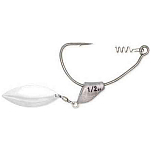 OMTD OH2400WB-7/0-12 Big Swimbait  Bladed Техасский Крюк Серебристый Silver 7/0 