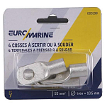 Euromarine 000198 50 mm2 Клемма для обжима и пайки 4 единицы Grey 10.5 mm