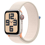Apple MRG43QL/A Watch SE GPS + Cellular 40 mm Sport Loop  Starlight