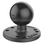 Ram mounts RAM-202U AMPS 4 отверстия AMPS Адаптер круглой пластины Серебристый Black