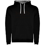 Kruskis SU1067050258S008 Толстовка с капюшоном Simply Fishing Addicted Two-Colour Черный Black / Grey 2XL