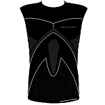 MASSI 41437 Безрукавная базовая футболка Thermetic Evolution Carbon Черный Black XL