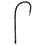 Mustad 92647NP-BN-2/0-336 Ultrapoint Long Baitholder Колючий Одноглазый Крючок 25 единицы измерения Черный Black Nickel 2/0 