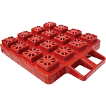 Valterra 800-A100917 Stacker´S Single Выравнивающий блок Красный