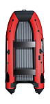 Надувная лодка ПВХ, RiverBoats RB 350 НДНД, черно-красный RB350NDBR