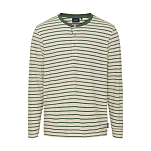 Sea ranch 22-7-018-5027-XL Футболка с длинным рукавом Bernard Бежевый Ecru / Duck Green XL