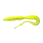 Силиконовый червь на окуня Long Tail Grub (Цвет-Mystic резина YW010) LTG6 Mystic Lures