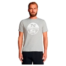 Купить North sails 692792-0926-7 Футболка с коротким рукавом Graphic Серый Grey Melange 3XL 7ft.ru в интернет магазине Семь Футов