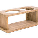 ARC 210 Держатель для стакана из тикового дерева / 2 отверстия