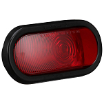 Seachoice 50-52931 3 Функция Овальный задний фонарь Черный Black / Red
