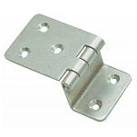 Forniture nautiche italiane 4949253 25 mm Изогнутая петля Золотистый Silver 24 x 30/40 x 30 mm 