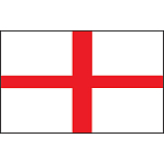 Флаг Англии крест Святого Георгия гостевой Lalizas 11082 23 х 45 см