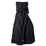 Barts ba1070-01-unica Шарф Vicki Black 20x10x5