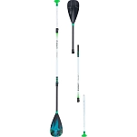 Aztron ac-p202 весла для падлбординга Speed Carbon Hybrid 3 3 Секции Black / White 190x20x20 185-220 cm