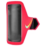 Nike N0001266634OS повязка на руку для бега Lean Plus Bright Crimson / Cave Purple