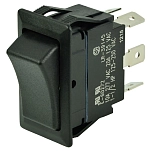 Bep marine 1001712 Двухполюсный рокерный выключатель On-Off-On DC 25A 12V Black