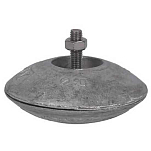 Super marine ANOAH602 Алюминиевый дисковый анод  Grey 90 mm