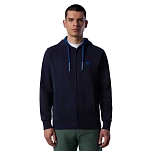 North sails 691067-0802-4XL Толстовка на молнии Logo Голубой Navy Blue 4XL