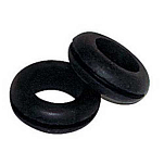 Plastimo 416345 Резиновый сквозной корпус Черный 17 mm 