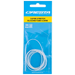 Cresta 4723-402 Super Stretch Silicone Трубка Белая  Clear 0.4 mm 