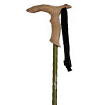 Komperdell 1862302-10-TELE Walker Powerlock Полюс 1 Единица Бежевый Silver / Dark Green 80-100 cm