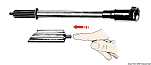 Extension rod f.outboards w. earthing inhandle, 45.158.01