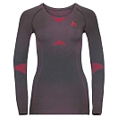 Купить Odlo 195791-10428-xs Базовый слой с длинным рукавом Fundamentals Perfor Odyssey Gray / Diva Pink 20x10x10 7ft.ru в интернет магазине Семь Футов