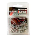 Asari A877PS-4/ 877PS Крючки С Одним Глазком Бесцветный Silver 4/0