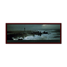 Купить Постер Маяк Креак в Уэссане "Creac'h sur Ouessant" Филиппа Плиссона Art Boat/OE 521.01.044MС 52x150cм в коричневой рамке с веревкой 7ft.ru в интернет магазине Семь Футов
