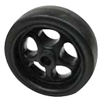 Fultyme rv 590-1035 Опорное колесо для прицепа Black 152.4 mm
