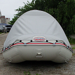 Стояночный тент на лодку (160 х 215 см) (Цвет тента лодки Серый) TentSL360-390
