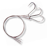 Salper 53CASI151 Стальной поводковый крюк Серебристый Steel 5/0 