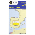 Navicarte 105121233 E33 R-12 Морские карты Лекейто-Бильбао