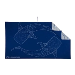 Lifeventure LF63625 полотенце SoftFibre Recycled Giant Голубой Whale Shark