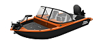 Моторная лодка, ТРИЕРА 460 FISH с Marine Rocket MREF60FVEL-T KITTR3