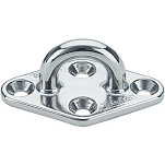 Harken 689 Stainless Seel Large Diamond Padeye 98 mm Серебристый Silver