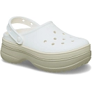 Купить Crocs 211355-0wv-m9w11 Деревянные башмаки Classic Stacked Chalk 35x25x15 EU 42 7ft.ru в интернет магазине Семь Футов