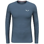Salewa 00-0000028205-8670-46/S Базовый слой с длинным рукавом Cristallo Warm Alpine Merino Responsive Голубой Dark Denim S
