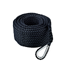 Купить Трос (конец) якорный Skipper трёхпрядный, 6мм, нейлон 20м, черный OEM: SK-TAN3ST620B в интернет магазине Семь Футов