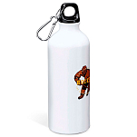 Kruskis MD4049S101C142 You Never Lose Алюминиевая бутылка для воды 800ml Бесцветный White